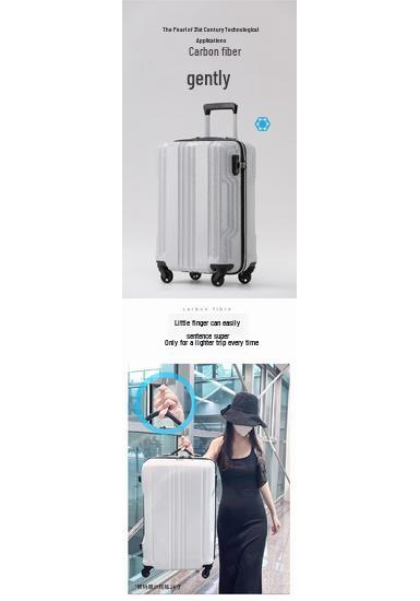 Ultra-Light Scratch-Resistant Carbon Fiber 20-Inch Carry-On with Universal Wheels