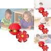 Colorful Glow In The Dark Flying Saucer Bouncy Ball For Indoor Outdoor Fun Toys