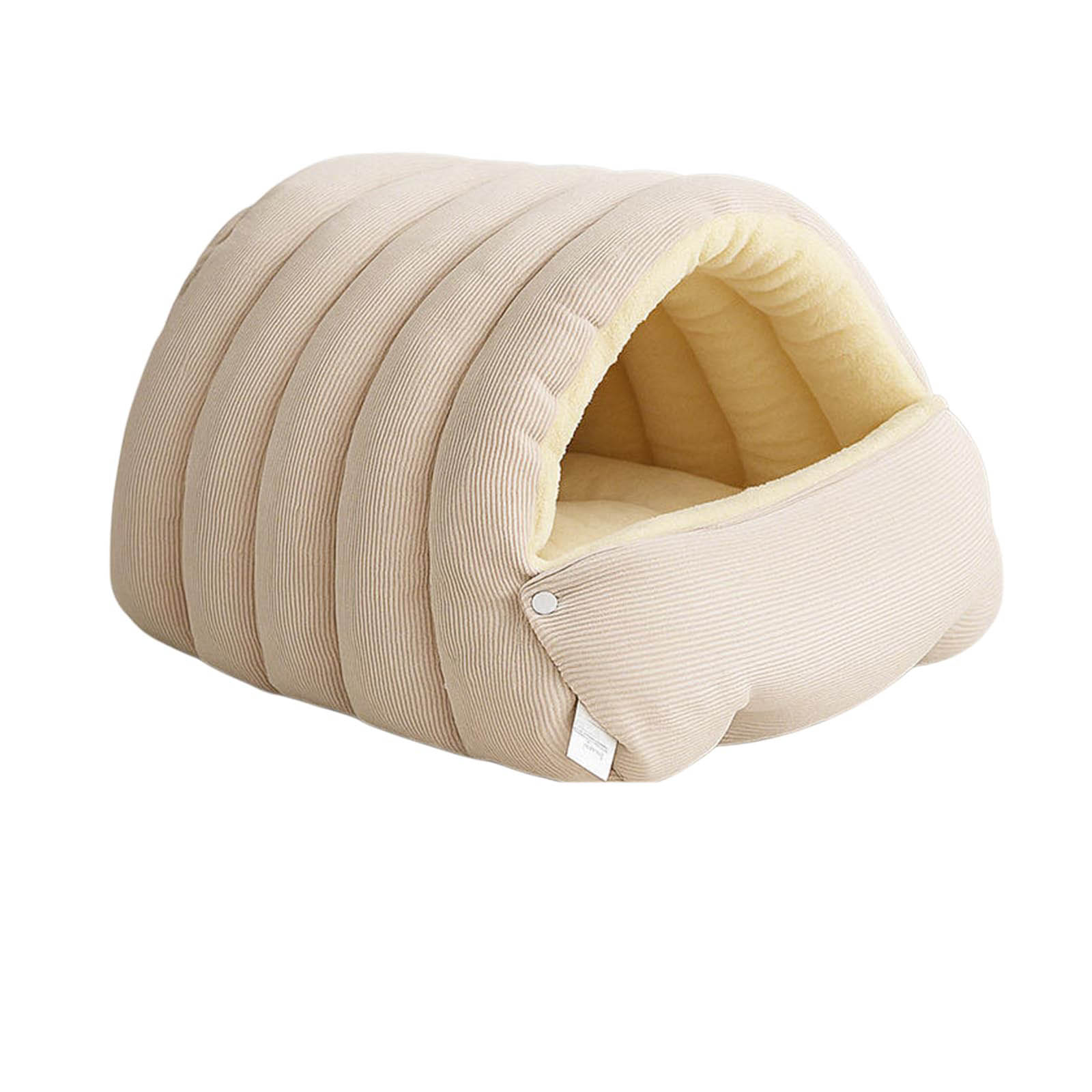 

Зимняя пещера, Зимняя пещера, Милые кроватки для дома, Разборная конструкция для облегчения чистки, Со средством для удаления шерсти, Подходит для и маленьких One Size белый