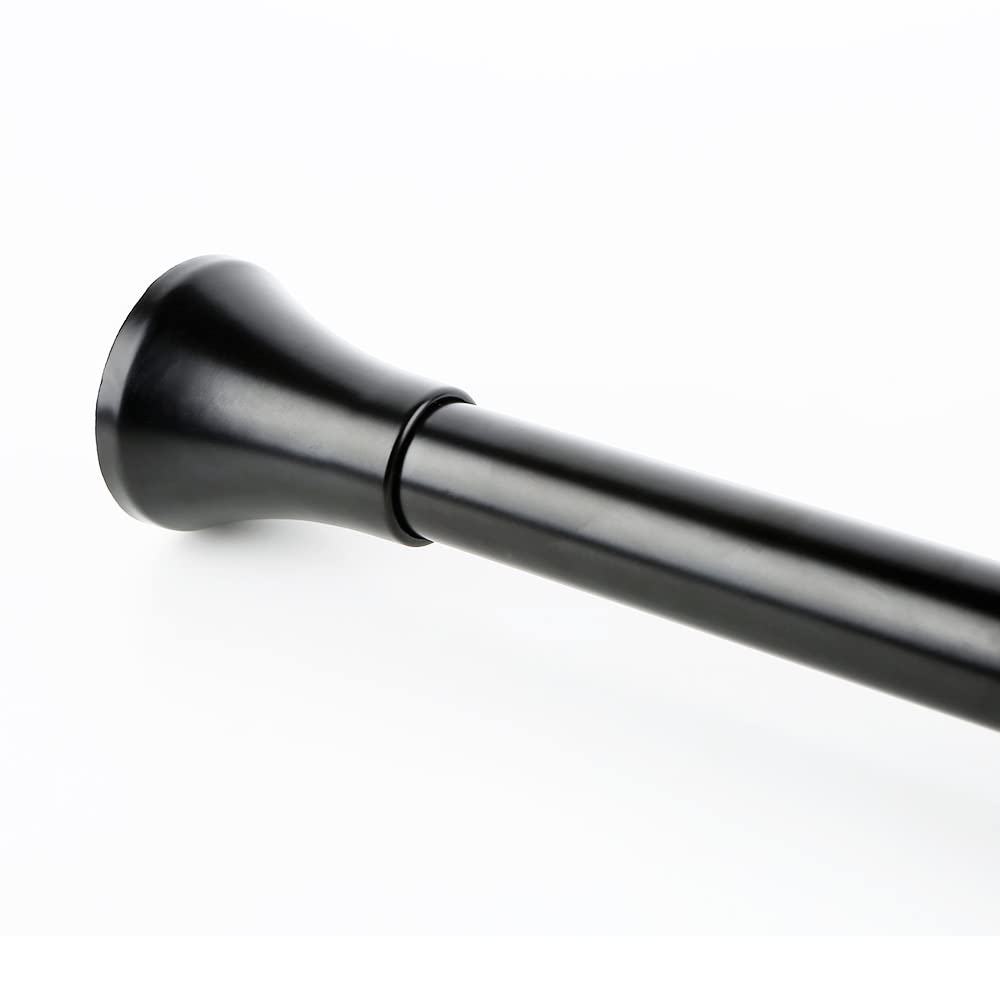 

Tension Rod Shower Curtain Rod Strong Telescoping Rod Tension Rod Black 42-60cm