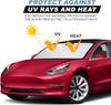 For Tesla Model Y Juniper 2026 Model 3 Highland Windshield Sunshade Sun Blockage Foldable Heat Insulation Sunshade Storage Bag