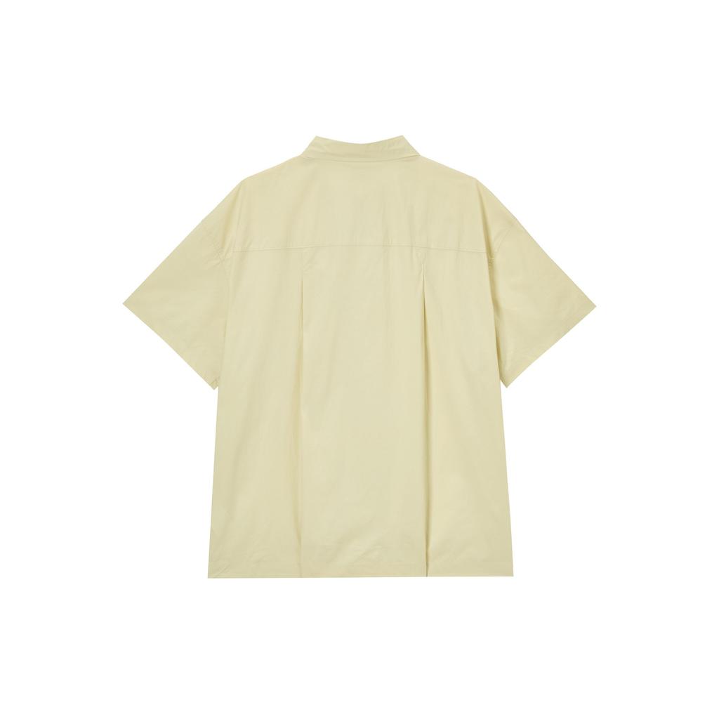 Nike Club SS25 Comfortable Skin-Friendly Fashion Versatile Short Sleeve Shirt Men Shirts Light-Khaki White HJ2027234