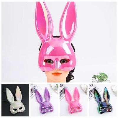 Rabbit Ear Cosplay Mask Dress Up Half Face Mask Creative Face Cover  Woman