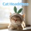 Multi-functional Cartoon Pet Garlic Hat Comfortable Funny Cat Head Cover Soft Dog Headdress Cosplay Event