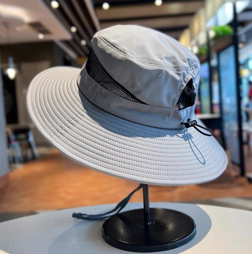 Children's summer breathable quick drying mesh sun hat men's fashionable hat foldable outdoor sun protection hat