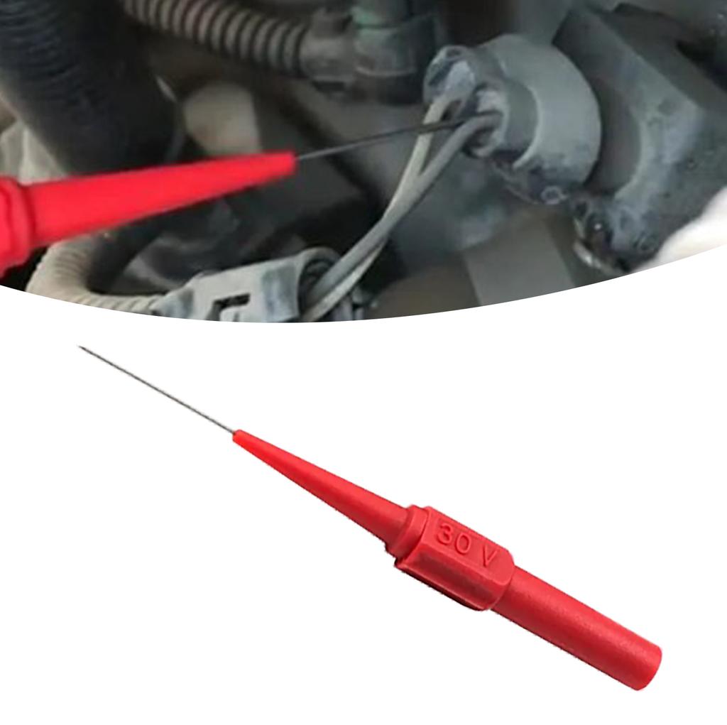 0.7mm Multimeter Test Probe High Temperature Resistance Detection Wire Piercing Probe for Car Repair