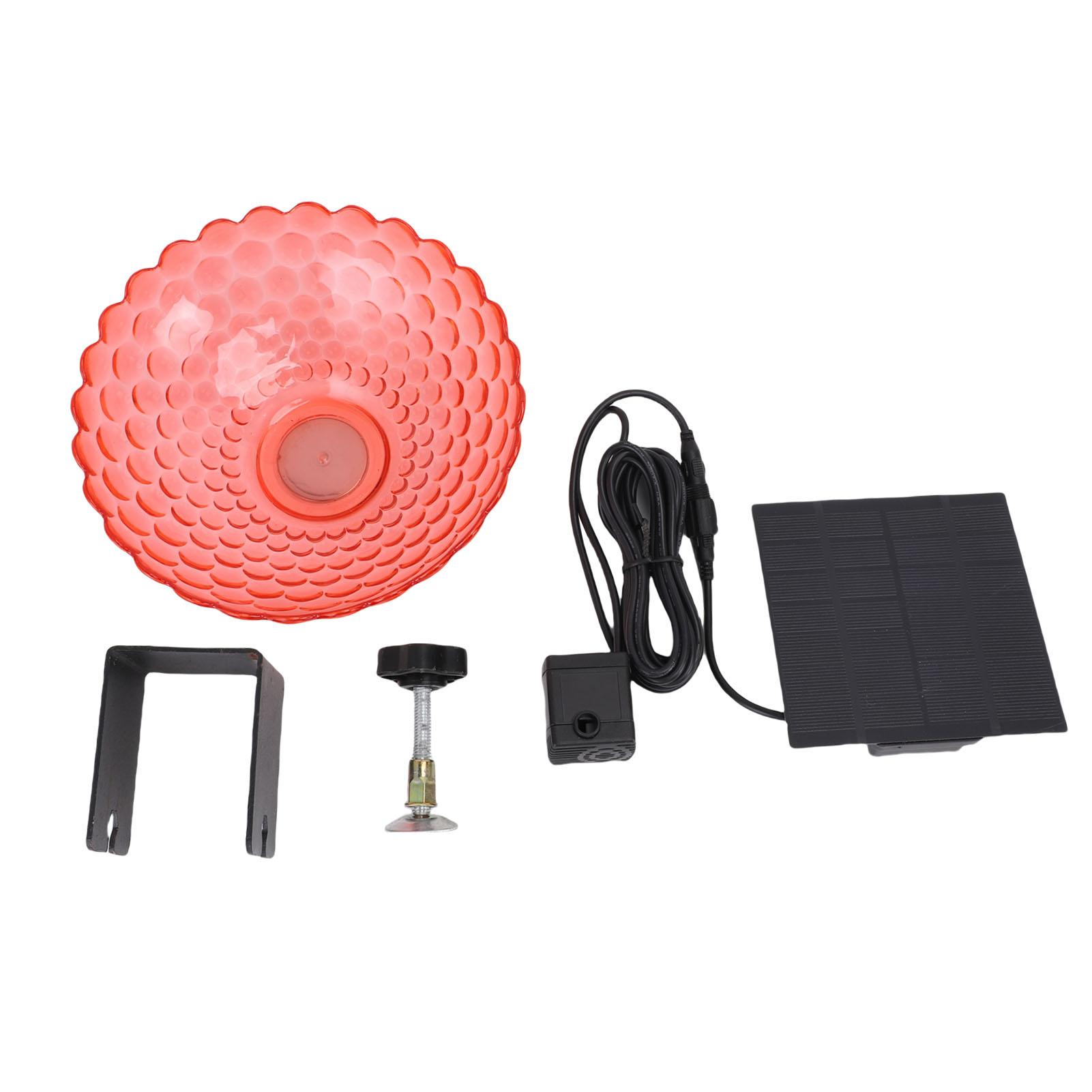 

Пузырьковый поильник для птиц Солнечная поилка для птиц Настенный фонтан-поилка для птиц с регулируемым зажимом Для открытого сада, балкона, крыльца