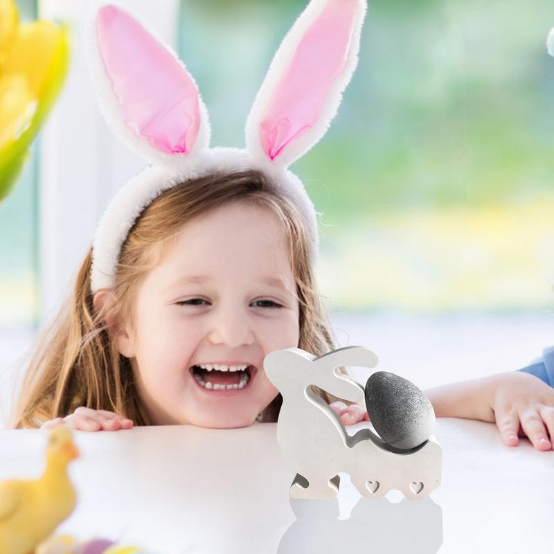 Cute Bunny Mold Desktop Bunny Ornament Mould Creative Silicone Mold Art Crafts Tools Non-stick Silicone Mold Home Decoration for