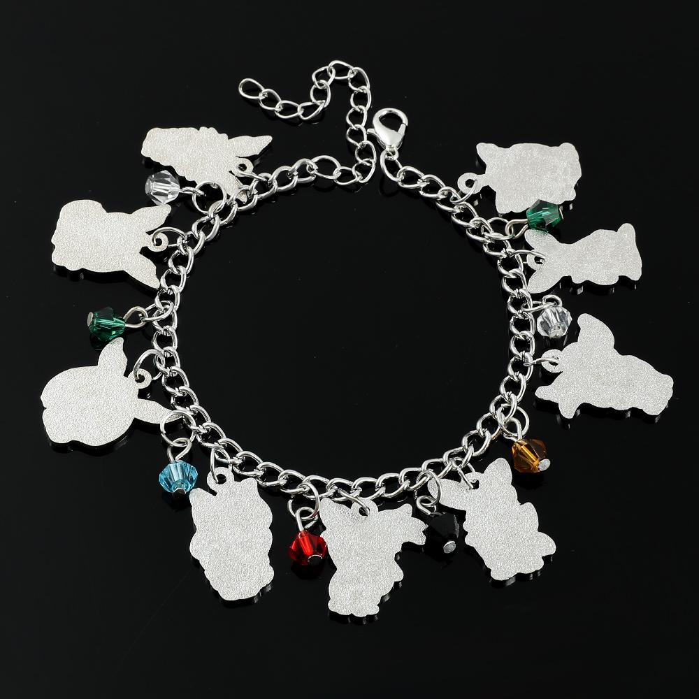 Anime Bracelet for Women, Eevee Pendant, Enamel Charm Bangle, Hand Chain, Cute Cartoon, Fashion Jewelry, Gifts for Girl