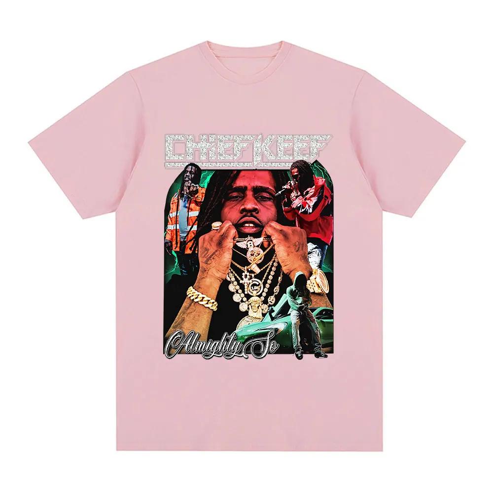 Rapper Chief Keef Graphic T-shirt Fashion Vintage Oversized Short Sleeve T Shirt Hip Hop Casual T-shirts Streetwear Unisex