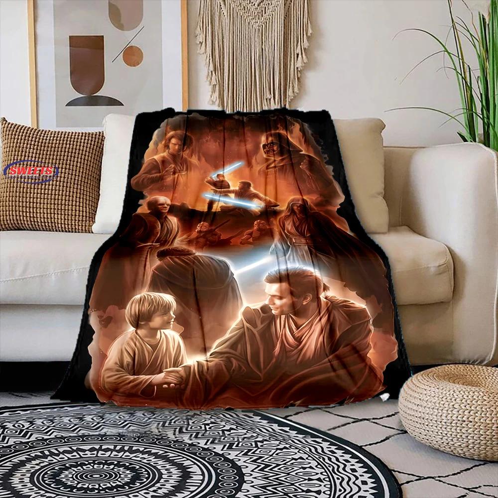 

6 Size D Darth V Vaderr Blanket, Fine Workmanship, Soft and Comfortable Washable, Home Office Nap Blanket for Four Seasons Gift 75x90cm