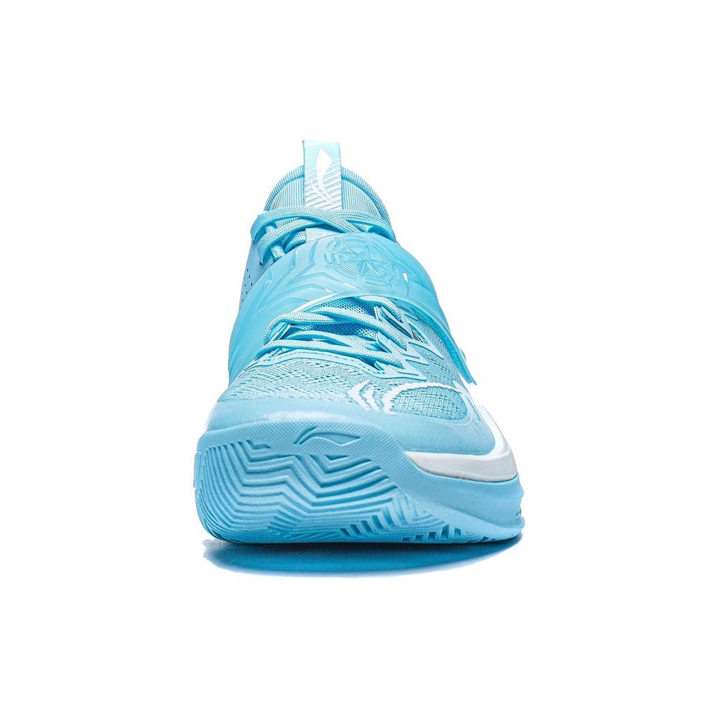 Li Ning Liren3 TEAM Cushioning Slip Resistant Abrasion Resistant Low Top Basketball Shoes Men's Ice Refreshing Blue ABAS095-1