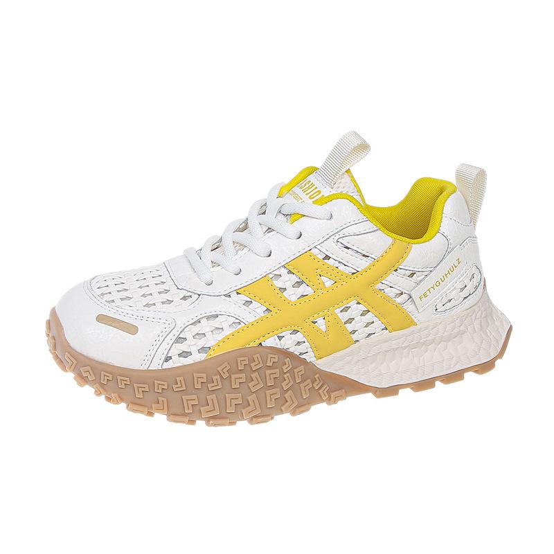 Casual Shoes Women's New Versatile Fashion Versatile Woven Mesh Breathable Casual Dad Shoes Women
