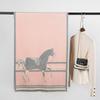 Winter imitation cashmere bag horse beige scarf sweet jacquard medium long shawl neck protector