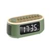 Mini Portable Bluetooth Speaker: Bedside & Desktop Wireless Alarm Clock with White Noise and TWS.