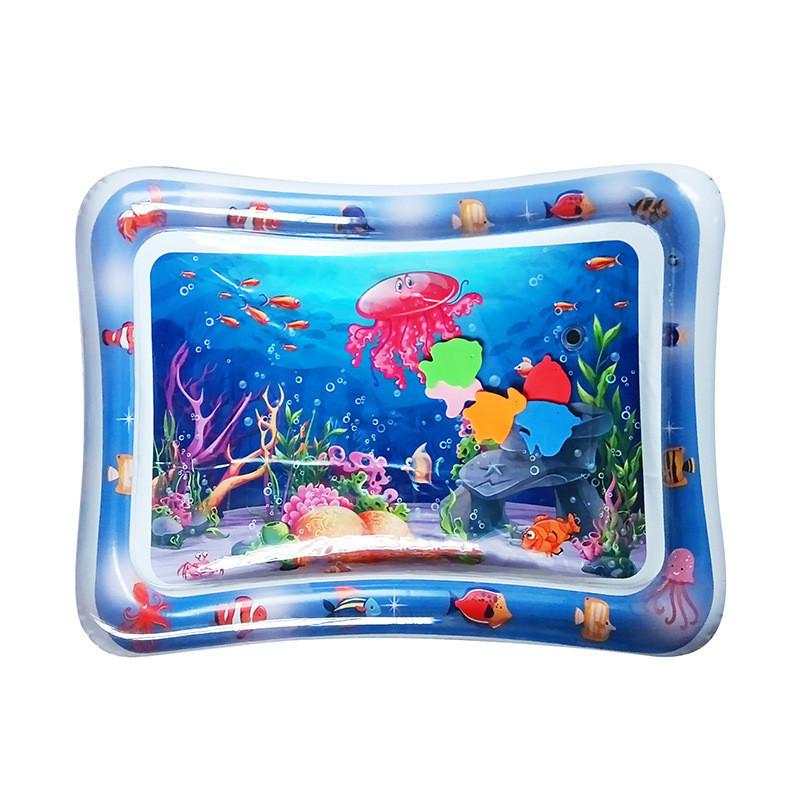Colorful Inflatable Water Play Mat For Babies Pvc Material Variety Of Designs