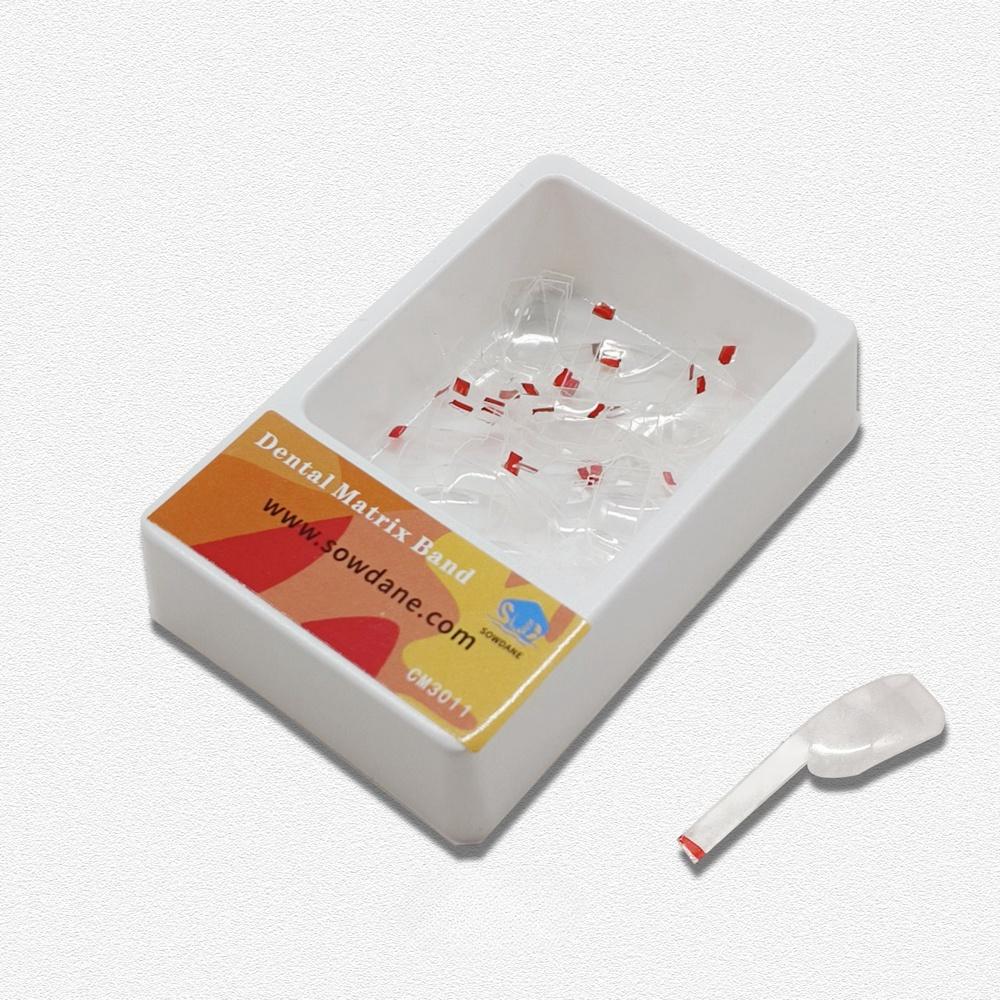 Dental Transparent Sectional Contoured Matrices Matrix Polyester Matrice  for Anterior and Posterior Teeth