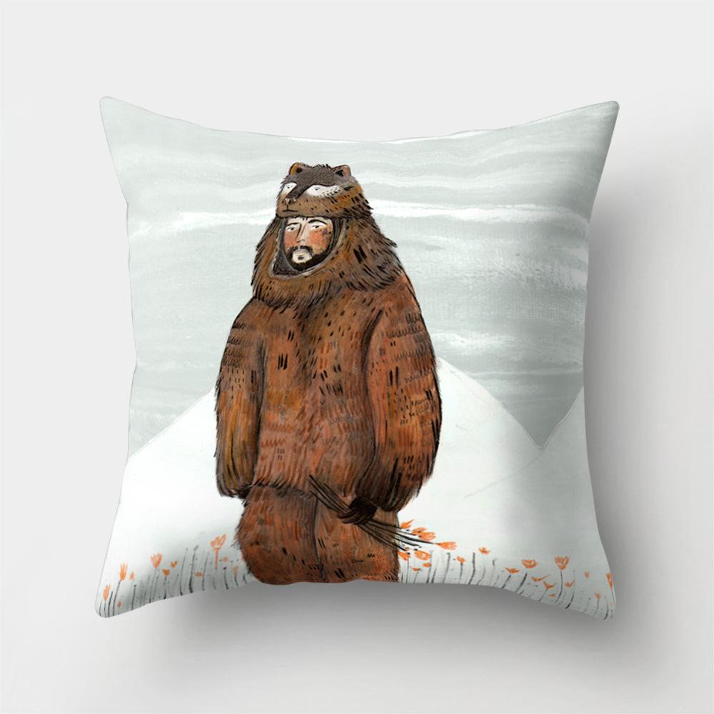 Sofa Pillowcase Car Cushion Creative Home Office Pillow Polyester