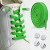 1 Pair/2 Pair No Tie Elastic Shoelaces Sneakers Laces for Kids Adults Rubber Bands Shoe LacesTieless Shoelaces for Sneakers