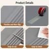 1pc 2m/78.74in Black Stair Nosing & Edge Protector - Self-Adhesive Non-Slip Stair Edging Trim, Stair Nose Molding for Indoor