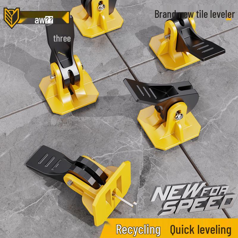 Aiwai Speed Tile Leveler: Adjustable Steel Needles, Leveling Tool, Clips, Positioning Aid, Tile Tool (2mm).
