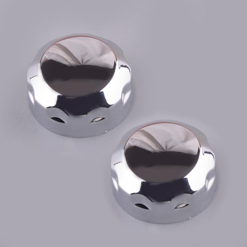 

2Pcs Motorcycle Radio Switch Knob Trim Cover Cap Fit For Honda Goldwing GL1800 2001-2005 2006 2007 2008 2009 2010 2011 Silver