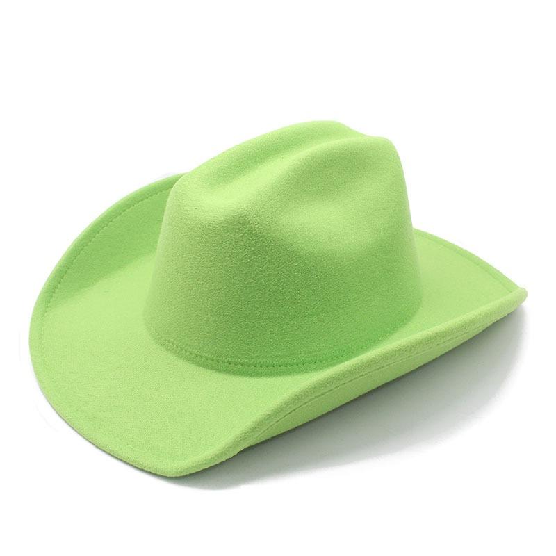 Western Style Wide Brim Sun Protection Hat For Men Women