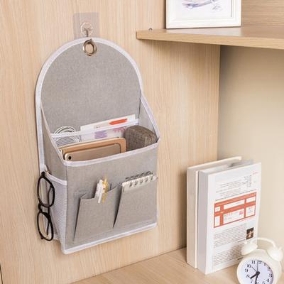 Nástěnná úložná taška s kapsami Košík na knihu Závěsné úložiště Noční stolek Organizér Brýle Svačiny Kolej Ložnice