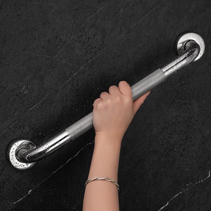 12Inch Bathroom Grab Rail 2 Pack Anti Slip Sturdy Stainless Steel Door Handle for Elderly and Disabled Safety Use