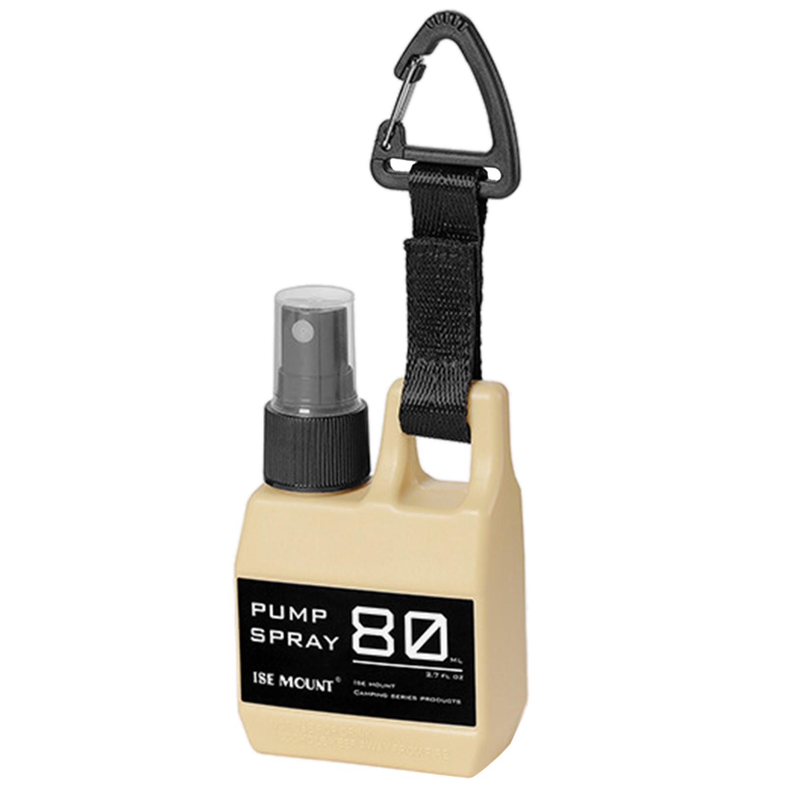 

80ml Camping Portable Pump Perfume Refillable Spray Bottle Empty Cosmetic Containers Atomizer Bottle for Outdoor Travel