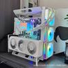 Open Chassis0/360Water Cooling and Air Cooling ATX/matx Rack Graphics Card Vertical Installation Computer Mainframe Small Case