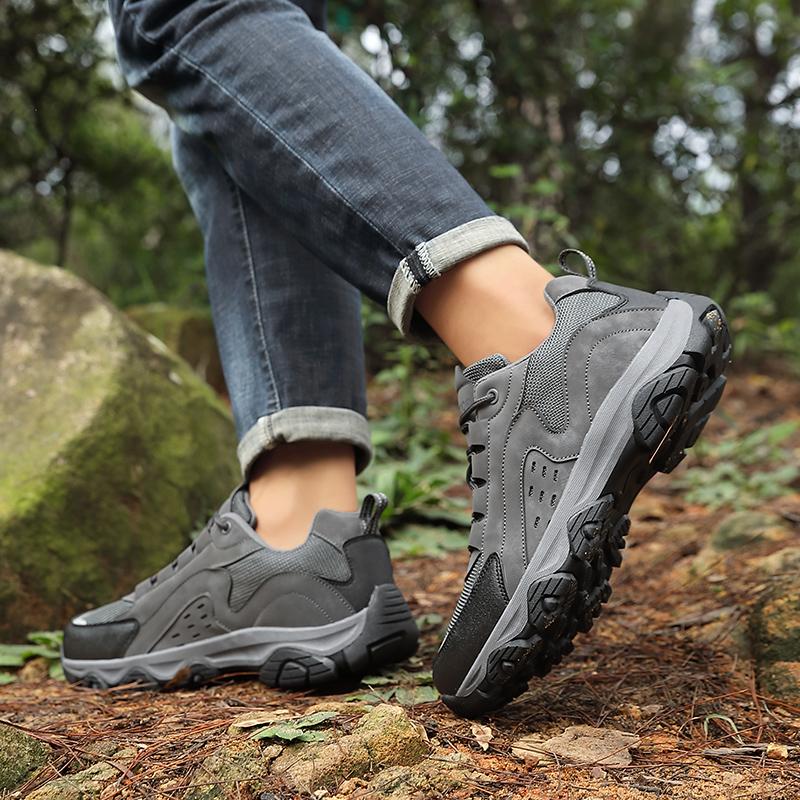 Men's Outdoor Platform Mountaineering Anti Slip Thick Soled Sports High-quality Tennis Casual Travel Shoes Zapatos Altos Hombre