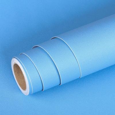 Solid Color Matte Frosted Contact Paper Vinyl Self Adhesive Waterproof Wallpaper for Home Decor Peel and Stick Sticker