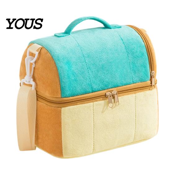Insulated Food Storage Bag for Work Double Layer Lunch Bag, Large Capacity Leakproof Thermal Cooler Water Resistant Office Carrier Students