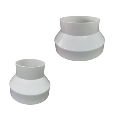 Reduktor kanałowy do systemu wentylacyjnego Złączka do rur HVAC Adapter kanału powietrznego Złączka rurowa do domu Kuchni Łazienki Mieszkania Biur