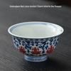 Jingdong Zhizao Yulihong Glazed Lotus Ceramic Tea Cup