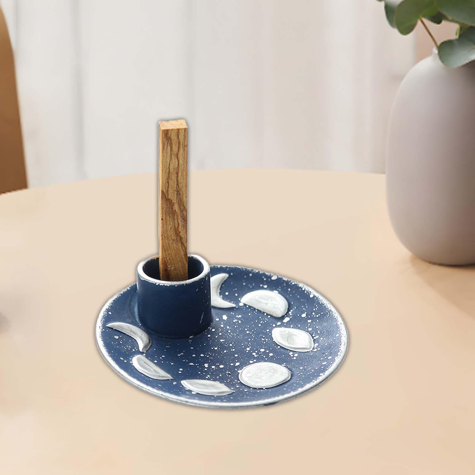 

Palo Santo Holder Table Centerpieces Incense Burner Holder Hone Furnishings for Tabletop Hotel Bedroom Office Meditation