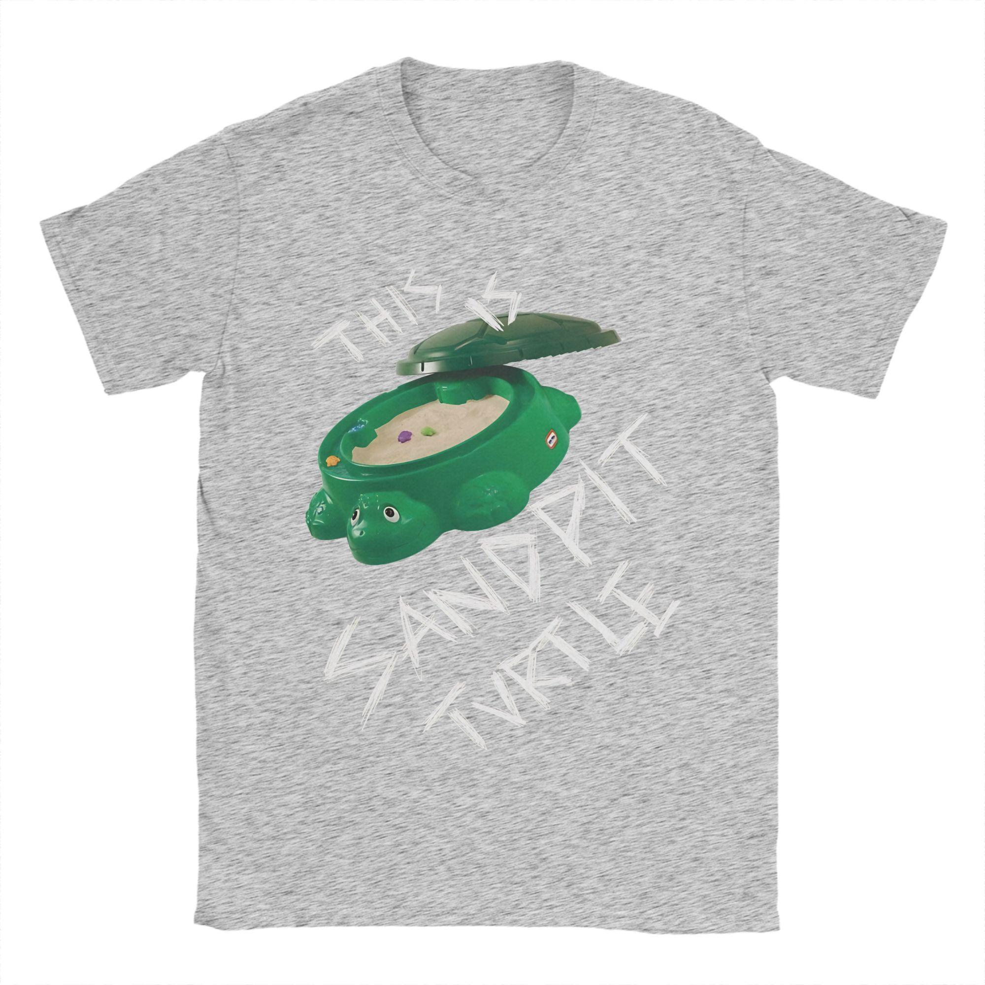 

This Is Sandpit Turtle bmth meme T-Shirt Summer Novelty T-Shirt Men Cotton O Neck Oversize Top Tees Short Sleeve Vintage Tshirt L