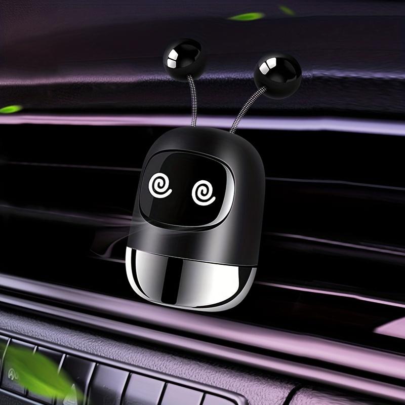 Cute Robot Car Aromatherapy Air Freshener-Fragrance Source with Balm/Tablet/Stick-Car Air Outlet Clip - Cartoon Robot Car Perfume Decoration Accessory