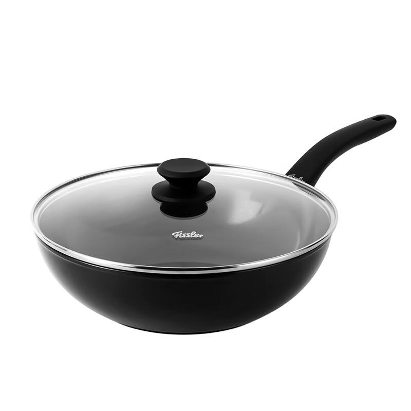 Fissler Ci an 30cm Non-Stick Wok with Lid
