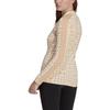 adidas Originals Pullover mit Rundhalsausschnitt Langarm-T-Shirt mit gesticktem Logo Damen Oberteile Gelb Weiß IA3915