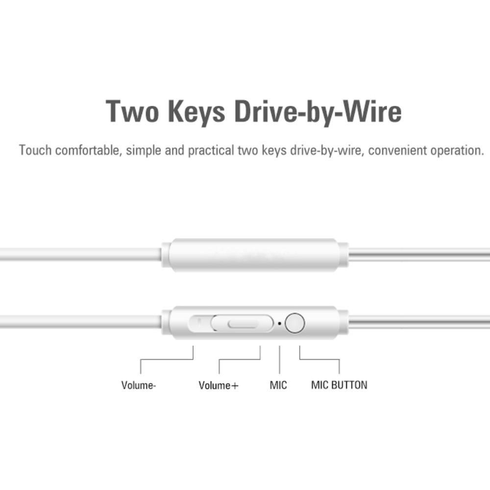 3.5mm Wired Earphone HiFi Stereo Wired Headset Stereo Wired Earbuds in Ear Earphones Running