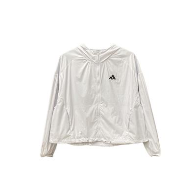 Casual Loose Quick-Dry Hooded Jacket Women Jackets White KC6014