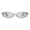 Chanel Logo Design Acetate Oval Sunglasses Unisex sunglasses Light-Gray A71781-X06081-S8763