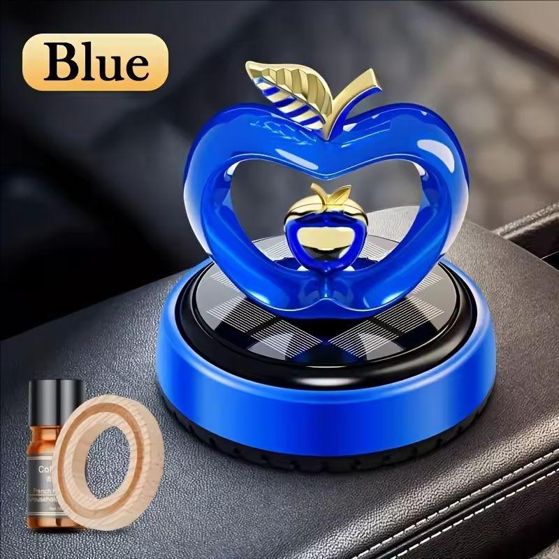 Solar-Powered Car Air Freshener • Premium Long-Lasting Fragrance • Luxury In-Car Decor • Solar Rotating Perfume Ornament
