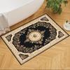 Elegant Floral Pattern Design Non-Slip Home Carpet Design for Office Decor Living Room Gift