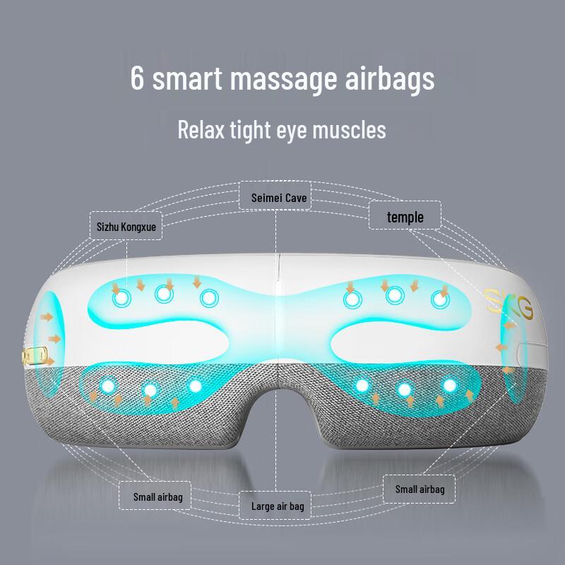 SKGSKG E3-2 Fashion Eye Massager with Heat & Bluetooth Music