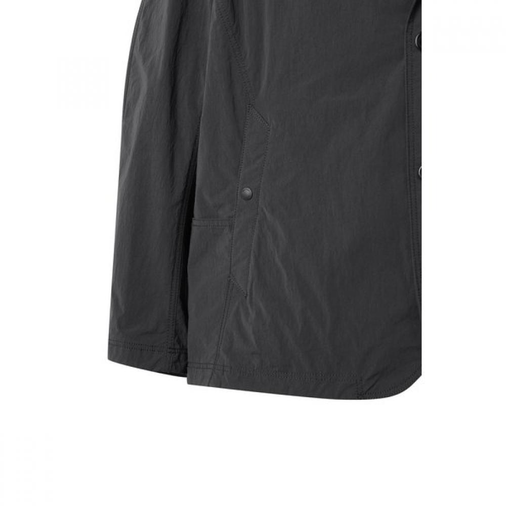 Detachable Hood Loose Fit Jacket Sajas25111chd