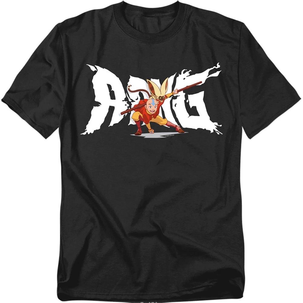 Avatar The Last Airbender - Aang And Momo - Adult Men T-Shirt M