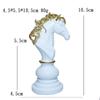Collection Objects International Chess Ornaments Black White King Height Chess  Home Decor